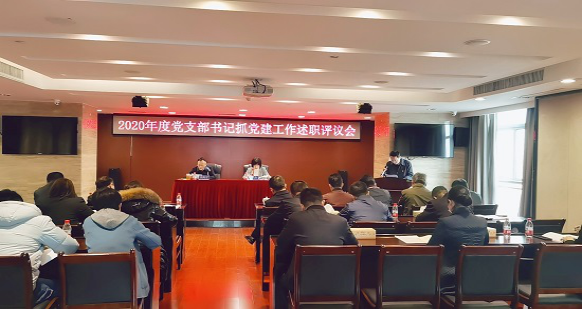 星空在线登录召开2020年度党支部书记抓党建工作述职评议会